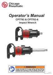 Chicago Pneumatic CP7783-6 Manual Del Operador