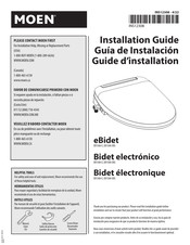 Moen EB1500-E Guia De Instalacion