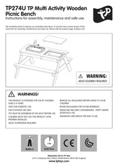 TP Toys TP274U Instrucciones De Montaje