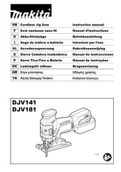 Makita DJV141ZJ Manual De Instrucciones