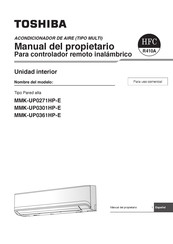 Toshiba MMK-UP0361HP-E Manual Del Propietário