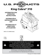 U.S. Products KC-310 Información E Instrucciones De Uso