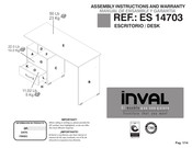 Inval ES 14703 Manual De Ensamble Y Garantia