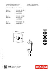 Franke 7612982151491 Instrucciones De Montaje Y Uso