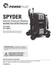 Powerplay SPYDER SPY1800PC Instrucciones De Montaje, Cuidado Y Uso