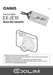 Casio EXILIM EX-JE10 Guia Del Usuario