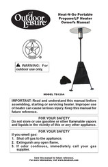 Outdoor Leisure TD120A Manual Del Propietário
