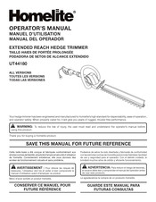 Homelite UT44180 Manual Del Operador