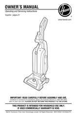 Hoover UH30301 Manual Del Propietário