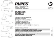 Rupes EK200AS Manual De Instrucciones