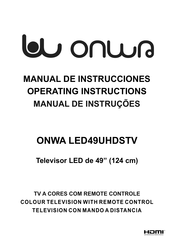 Onwa LED49UHDSTV Manual De Instrucciones