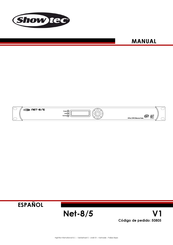 SHOWTEC Net-8/5 Manual