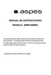 Aspes AMW120BEG Manual De Instrucciones