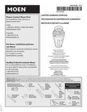 Moen EXL100C Manual De Instrucciones