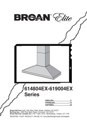 Broan Elite 619004EX Serie Manual De Instrucciones