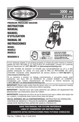 Simpson MS60809-S Manual De Instrucciones