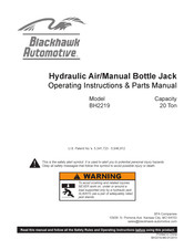 Blackhawk Automotive BH2219 Instrucciones De Funcionamiento Y Manual De Piezas