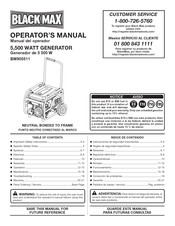 Black Max BM905511 Manual Del Operador