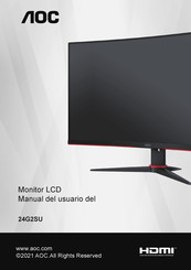 AOC 24G2SU Manual Del Usuario