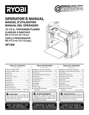 Ryobi AP1305 Manual Del Operador