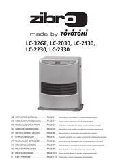 Toyotomi zibro LC-2030 Instrucciones De Uso