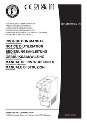 Hoshizaki DBF-AS65WE-EU-HC Manual De Instrucciones