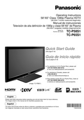 Panasonic TC-P65S1 Guia De Inicio Rapido