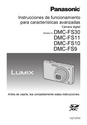 Panasonic Lumix DMC-FS11 Instrucciones De Funcionamiento