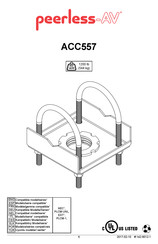 peerless-AV ACC557 Manual De Instrucciones