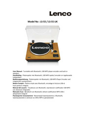 Lenco LS-55 UK Manual Del Usuario