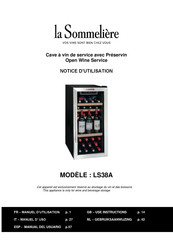 La Sommeliere LS38A Manual De Instrucciones