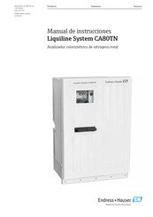 Endress+Hauser Liquiline System CA80TN Manual De Instrucciones