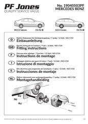 Pf Jones 19040503PF Instrucciones De Montaje