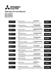 Mitsubishi Electric MXZ-3D68VA Manual De Instalación