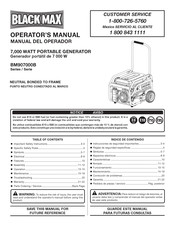 Black Max BM907000B Serie Manual Del Operador