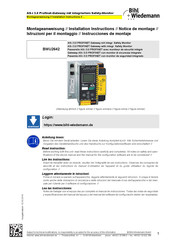 bihl+Wiedemann BWU2642 Instrucciones De Montaje