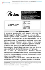 ARDES AR5PR403V Folleto De Instrucciones