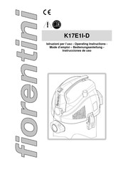 FIORENTINI K17E1I-D Instrucciones De Uso