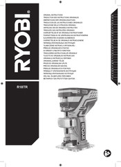 Ryobi R18TR-0 Traducción De Las Instrucciones Originales