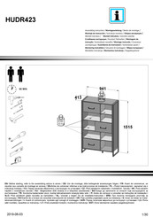 Forte HUDR423 Instrucciones De Montaje