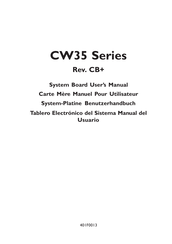 DFI CW35 Serie Manual Del Usuario