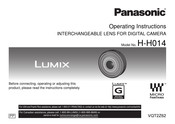 Panasonic LUMIX H-H014 Manual De Instrucciones