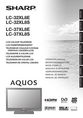 Sharp AQUOS LC-37XL8S Manual De Manejo