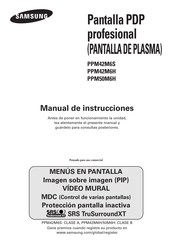 Samsung PPM50M6H Manual De Instrucciones