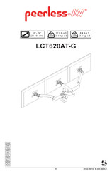 peerless-AV LCT620AT-G Instrucciones De Montaje E Instalación