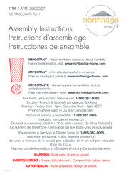 Northridge Home 2000307 Instrucciones De Ensamble