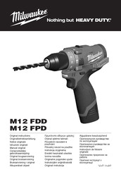 Milwaukee M12 FPD Manual Original