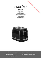 Proline 2TOAST Manual De Instrucciones