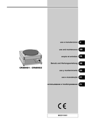 Fimar CR400G1 Uso Y Mantenimiento