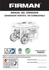 Firman T09275 Manual Del Operador